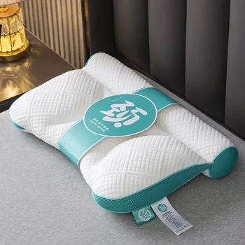  Настоящая подушка для шейки матки, эргономичная технология, ортопедическое средство для сна, поддержка плеч и защита, массаж шеи