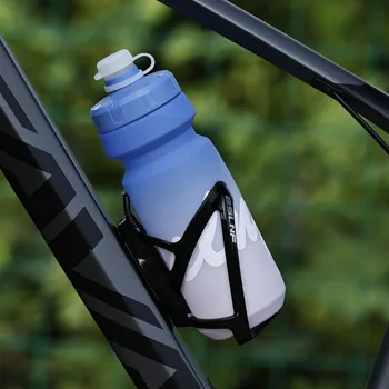  Велосипедная бутылка для воды с градиентом, кувшин для напитков, Портативная велосипедная чашка объемом 650 мл, Защитное уплотнение, бутылка для воды, Спорт