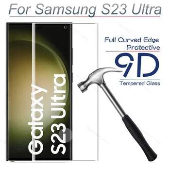  Для Samsung Galaxy S24 S23 S22 Ультра Защитная Пленка для экрана Samsang S24 + S23 + S22 + S24 Plus S24Ultra S23Ultra 9D Корпус из закаленного Стекла
