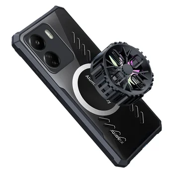  Геймерский Чехол для Телефона Redmi 13C POCO C65 4G Графеновый Чехол Для Отвода Тепла С Дышащим Прозрачным Тонким Корпусом