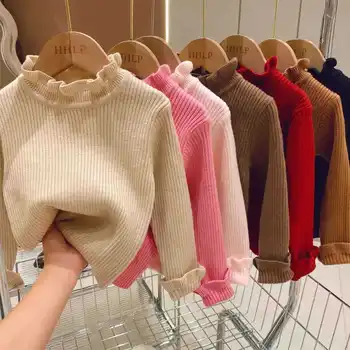  2023 Осенние Повседневные Пуловеры Для Девочек, Вязаные Свитера