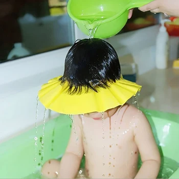  Регулируемая детская шапочка для малышей, детский шампунь, шапочка для душа, шапочки для мытья волос, козырек для ухода за ребенком.