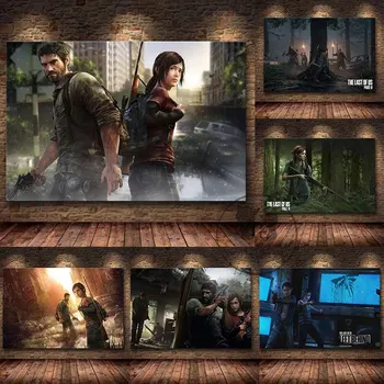  Игровой Плакат The Last of Us Zombie Survival Horror Action HD Wall Art Холст Картина Идеально подходит для современного домашнего декора гостиной