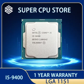  Intel Core i5 9400 CPU 65 Вт 9M Процессор 2,9 ГГц Шестиядерный Шестипоточный LGA 1151