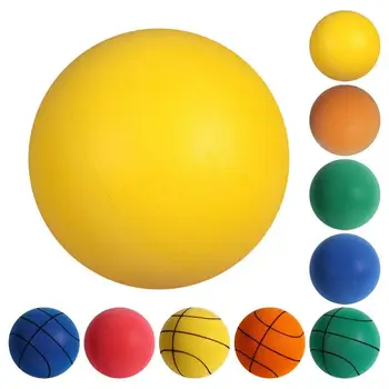  Бесшумный баскетбол с высоко подпрыгивающим бесшумным мячом Баскетбольная спортивная игра Детский День рождения Рождественский подарок Бесшумный мяч для баскетбола в помещении Basketba