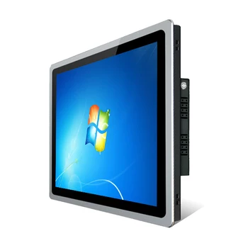 15-дюймовый Встраиваемый промышленный Компьютерный планшет All-in-one PC Panel с емкостным сенсорным экраном Intel Core i7-5500U для Win10 / Linux