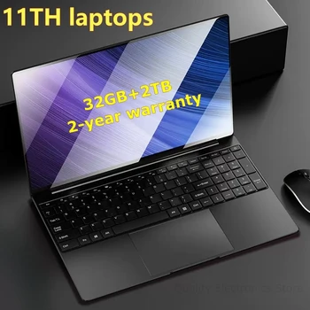  Ноутбук 15,6-Дюймовый Ноутбук Windows 11 10 Pro 1920 * 1080 Дешевый Портативный Ноутбук Intel DDR4 32G RAM 256GB / 512GB / 1TB / 2TB SSD Порт HDMI
