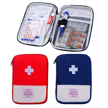  2 цвета, портативная аптечка первой помощи для дома, путешествий на открытом воздухе, кемпинга, сумка для неотложной медицинской помощи, небольшие пакеты для медицинского лечения
