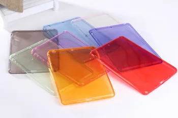  Мягкий чехол из ТПУ, кристально чистый, прозрачный, красочный, силиконовый, ультратонкий, тонкий для Apple iPad 2 3 4 5 6 / Air1 2 /mini