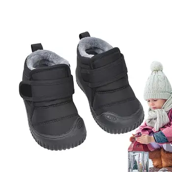  Детские Утепленные Зимние ботинки Зимние Водонепроницаемые ботинки Нескользящая Обувь для холодной погоды Рождественские Подарки на День Благодарения