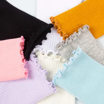  Женские носки из хлопка ярких цветов, весна-осень-зима, однотонные, простые и удобные носки для девочек, носки для беременных
