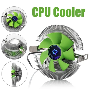  Вентилятор Охлаждения Процессорного Кулера 3-Контактный 1800 об/мин Бесшумный Кулер Вентилятор Охлаждения Радиатора ПК для Intel AMD 775 1150 1151 1155 Бесшумный Вентилятор