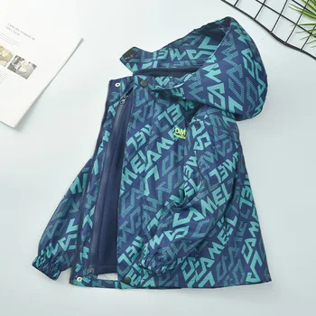  2023 новая уличная детская лыжная одежда для мальчиков со съемным ветрозащитным пальто qiu dong