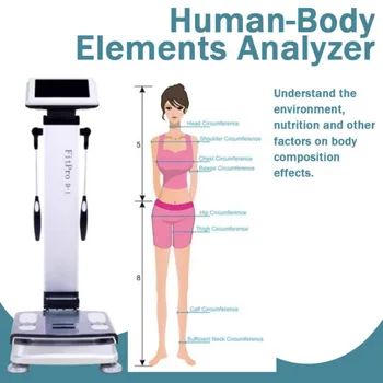  Портативный анализ жира для коррекции фигуры Анализатор состава тела для растворения жира Анализатор оборудования для похудения