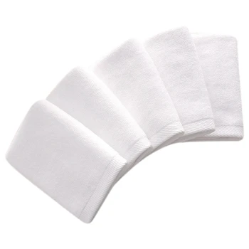  28 шт. полотенец Хлопчатобумажных белых высшего гостиничного качества Мягких полотенец для лица и рук 30x30 см