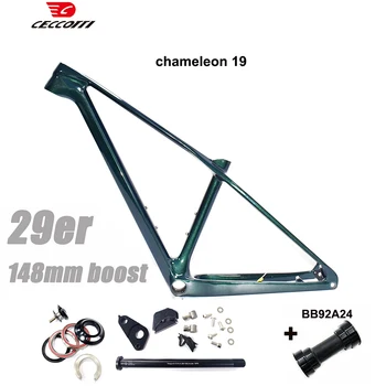  Рама для горного велосипеда с полным внутренним кабелем 29 От бренда CECCOTTI, новейшая велосипедная рама 29er MTB Chameleon
