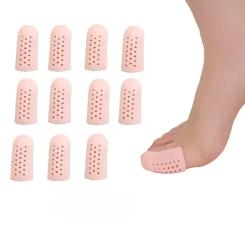  Дышащие подушечки для пальцев ног, накладки на бурсит большого пальца стопы, силиконовые накладки для защиты вросших ногтей на ногах