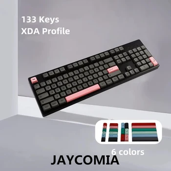  PBT Keycap XDA Profile Термосублимационный keycap 133 клавиши/набор ISO-раскладок для механической клавиатуры Cherry MX Switch Pro 2 RK68