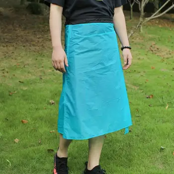  Белая Небесно-голубая Черная дождевая юбка, дизайнерский аксессуар с нейлоновой застежкой, ультралегкая тонкая дождевая юбка для кемпинга, пеших прогулок