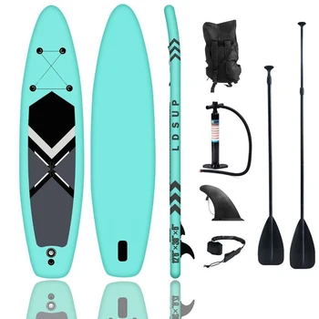  LinDo Надувная доска для гребли SUP, Доска для серфинга, Набор для водных видов спорта, для серфинга с доской для гребли, надувным канатом для ног