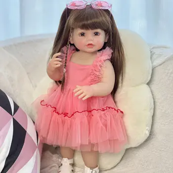  Винил для всего тела, 22-дюймовая водонепроницаемая кукла Reborn Baby, принцесса ручной работы, новорожденный, реалистичный подарок для подарков