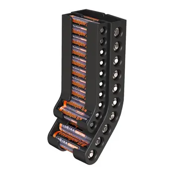  Комбинированный Органайзер для хранения аккумуляторов, Настенный стеллаж для хранения аккумуляторов, прочный Небольшой держатель для дозатора аккумуляторов для шкафа или Гаража