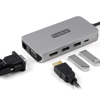  Док-станция USB 10 В 1 адаптер Type C Алюминиевый USB-концентратор специальной конструкции для телефона