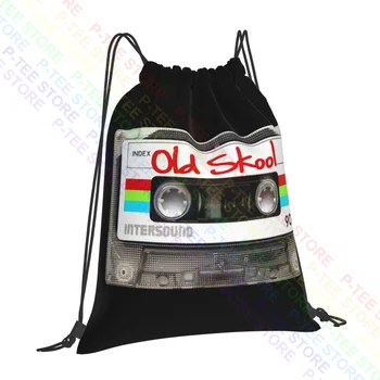  Аудиокассета Old Skool Сумки на шнурке, спортивная сумка, модная гимнастическая сумка в мягкой обложке, большая емкость