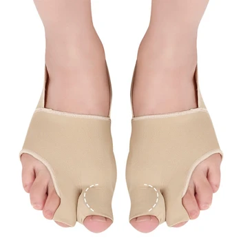  1 пара пальцев Стопы, вальгусный ортез, косточки для выравнивания трех пальцев, корректор для пальцев ног, для взрослых, дышащий S / L D0UE