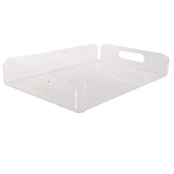  Прозрачный акриловый лоток Акриловая тарелка для закусок Многофункциональная тарелка для хранения полотенец в ванной комнате