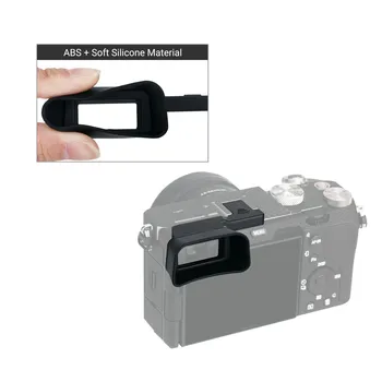  1Шт Сменный Мягкий Силиконовый Длинный Наглазник Для Камеры, Окуляр Видоискателя, Удлинитель Для Глаз Камеры Для Камер Sony A7C Alpha 7C ILCE-7C