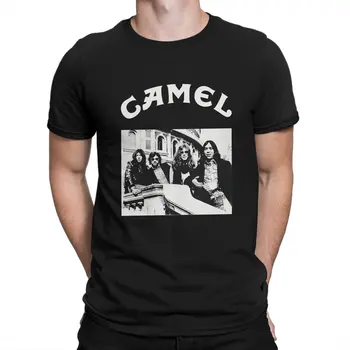  Футболка Camel Music Team, мужская футболка Harajuku Grunge, уличная одежда из полиэстера