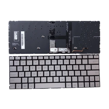  Новая Клавиатура Для Ноутбука с подсветкой в США Для ASUS ZenBook UX334 UX334FAC UX334FA UX334FL UX334FLC Замена Ноутбука