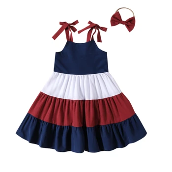  Летние платья для девочек, хлопковая мягкая детская одежда в стиле пэчворк, Богемное пляжное праздничное платье принцессы для девочек, Vestidos 2-7 лет